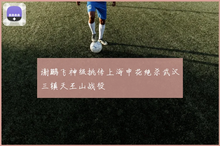 谢鹏飞神级挑传上海申花绝杀武汉三镇天王山战役